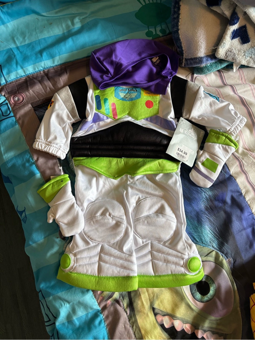 Disney Purple and Green Space Ranger Costume for Kids - Picture 1 of 1
